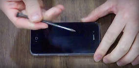 BUFF Lab Test Video : iPhone4 Scratch Test